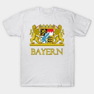 Bayern (Bavaria) Germany - Coat of Arms Design T-Shirt